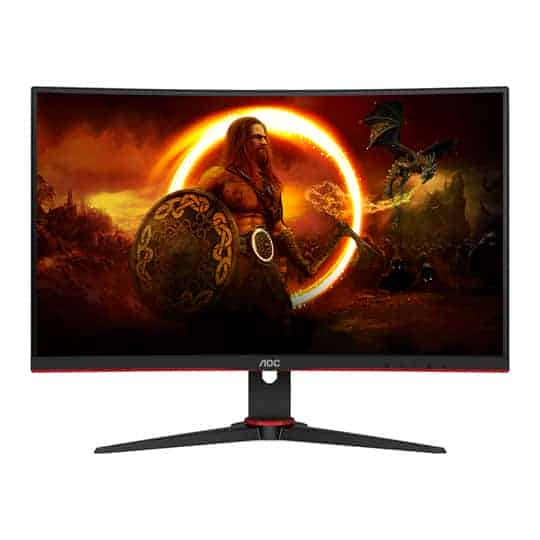 (image for) AOC C27G2E/BK 27" Full HD 165Hz Curved AdaptiveSync Monitor - Click Image to Close